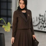 کت و دامن تک دکمه کارتیر 405 بهار