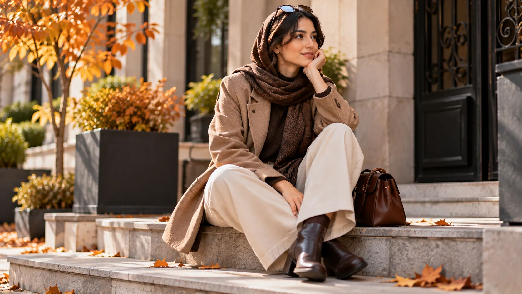 رنگ شلوار مناسب ست پاییزی زنانه